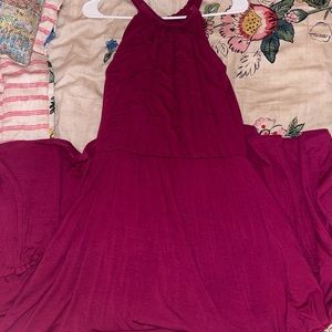 Magenta Maxi Dress